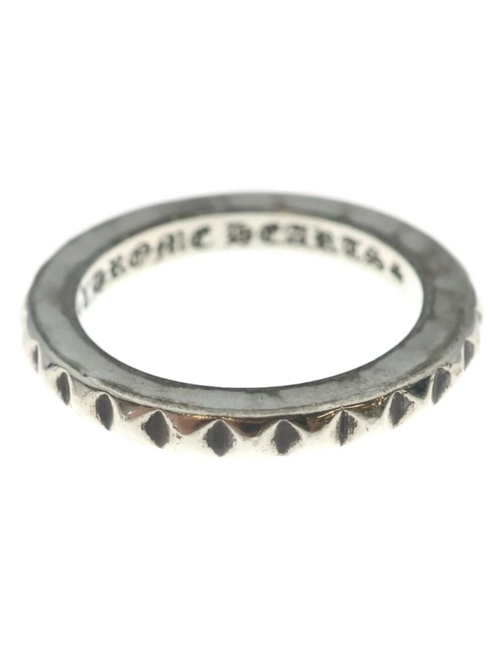 Chrome Hearts Tfp Pnk Big True Fckin Punk Big Ring Silver